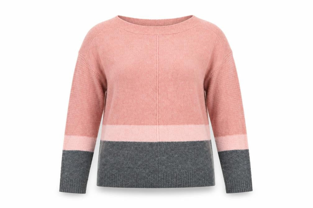 NEXT Womens Pink Boat Neck Acrylic Pullover Jumper Size XS