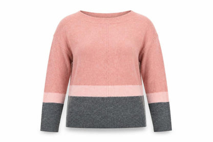 Next Womens Pink Boat Neck Acrylic Pullover Jumper Size XS