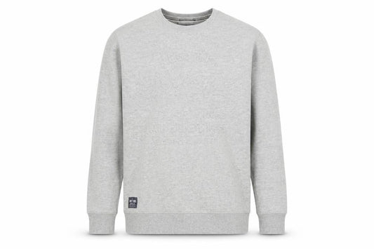Drift King Mens Grey Cotton Pullover Sweatshirt Size M