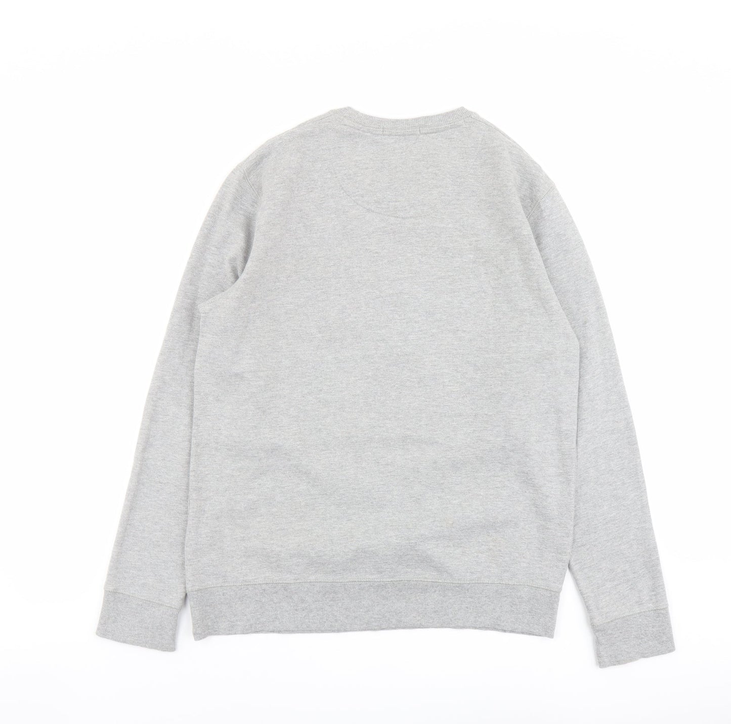 Drift King Mens Grey Cotton Pullover Sweatshirt Size M
