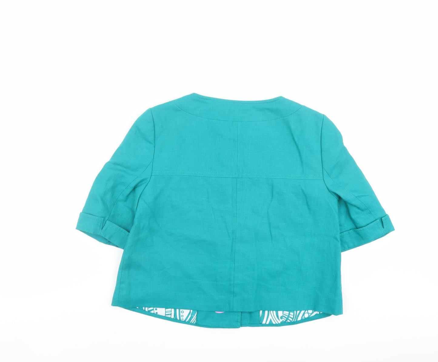 NEXT Womens Green Jacket Size 10 Button