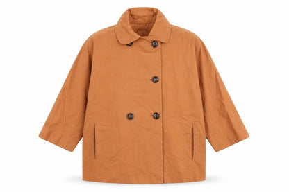 Topshop Womens Orange Jacket Size 12 Button