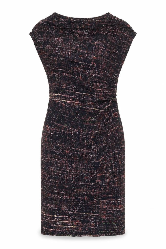 H&M Womens Multicoloured Viscose Pencil Dress Size M Boat Neck Pullover