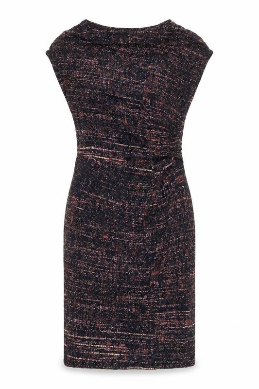 H&M Womens Multicoloured Viscose Pencil Dress Size M Boat Neck Pullover