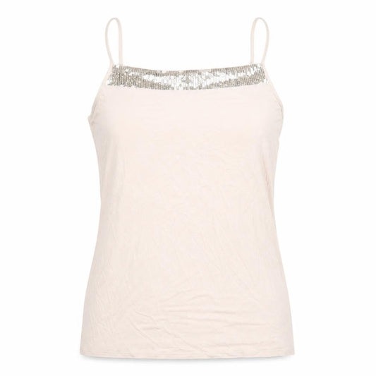 Autograph Womens Pink Viscose Basic Tank Size 14 Square Neck