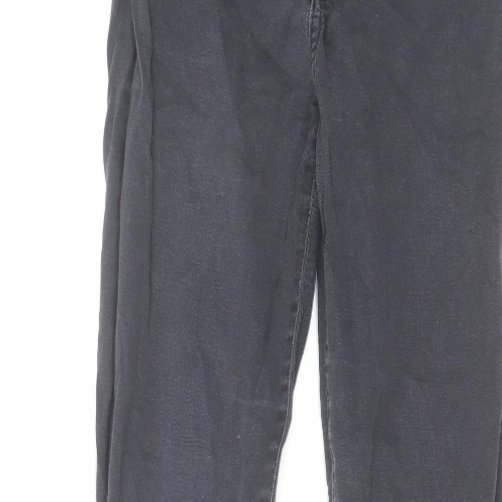 H&M Womens Blue Cotton Skinny Jeans Size 10 L29 in Regular Zip