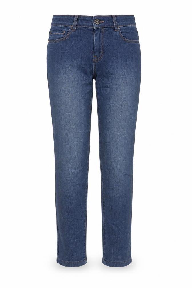 TU Womens Blue Cotton Skinny Jeans Size 8 L27 in Regular Zip