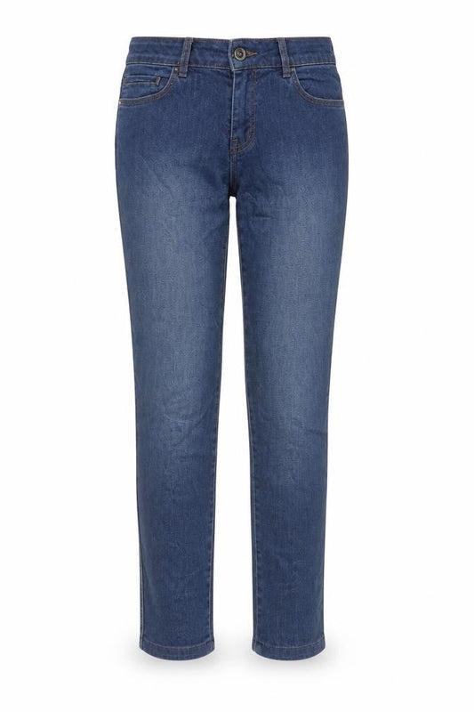 TU Womens Blue Cotton Skinny Jeans Size 8 L27 in Regular Zip