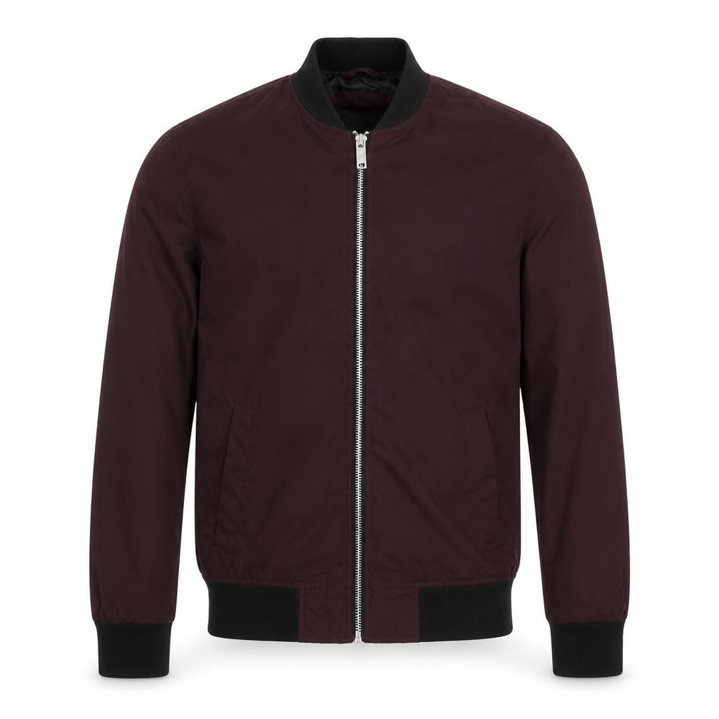 River Island Mens Red Jacket Size 2XS Zip