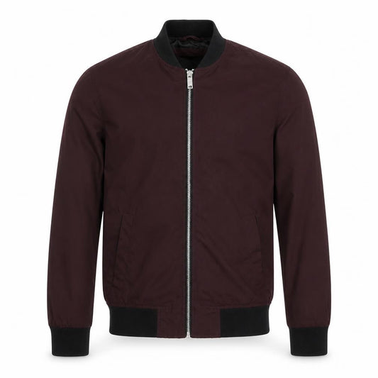 River Island Mens Red Jacket Size 2XS Zip