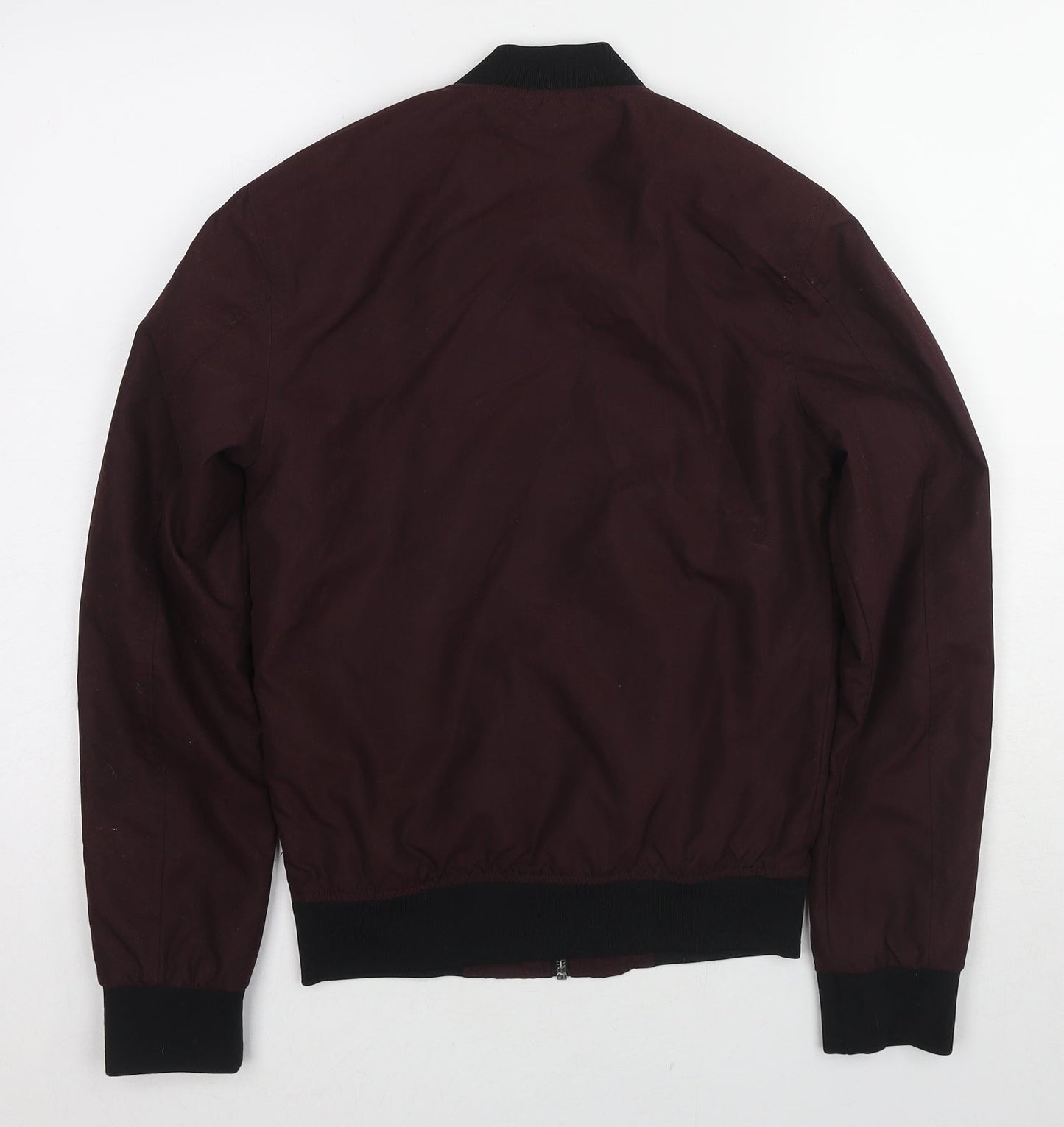 River Island Mens Red Jacket Size 2XS Zip