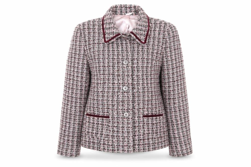 Berkertex Womens Multicoloured Jacket Blazer Size 12 Button
