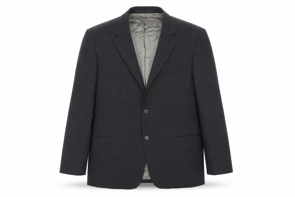 Marks & Spencer Mens Black Wool Jacket Suit Jacket Size 42 Regular
