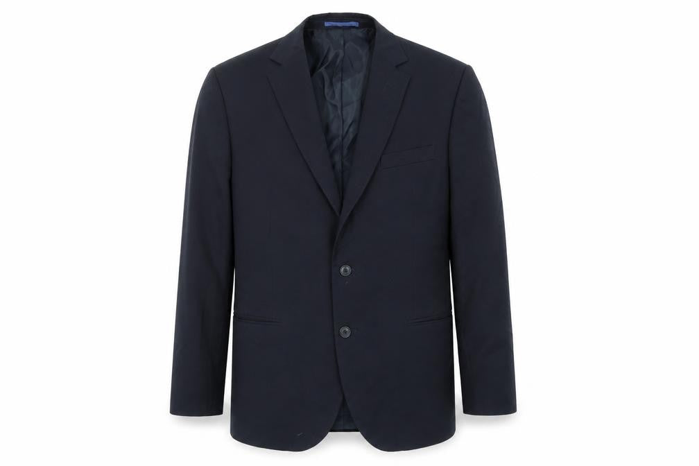 Marks & Spencer Mens Blue Polyester Jacket Suit Jacket Size 42 Regular