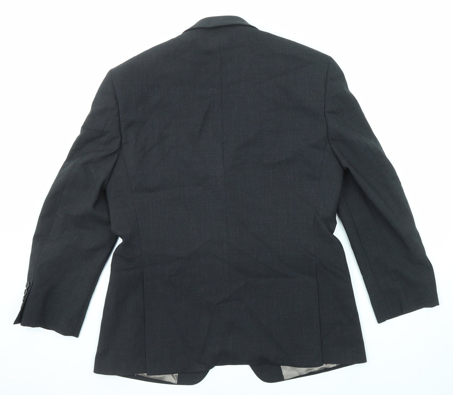 Marks and Spencer Mens Black Wool Jacket Suit Jacket Size 40 Regular