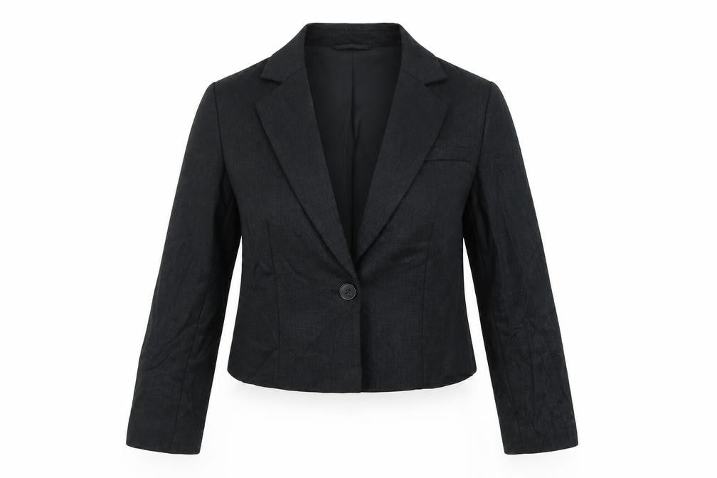 Marks and Spencer Womens Black Jacket Blazer Size 14 Button
