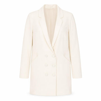 VILA Womens Pink Jacket Blazer Size M Button - Longline