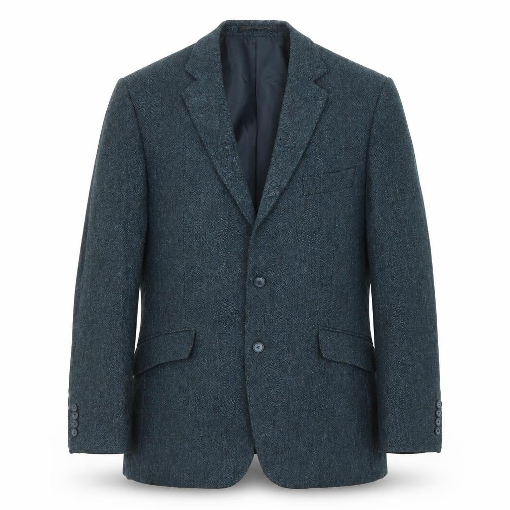 Marks & Spencer Mens Blue Wool Jacket Suit Jacket Size 42 Regular