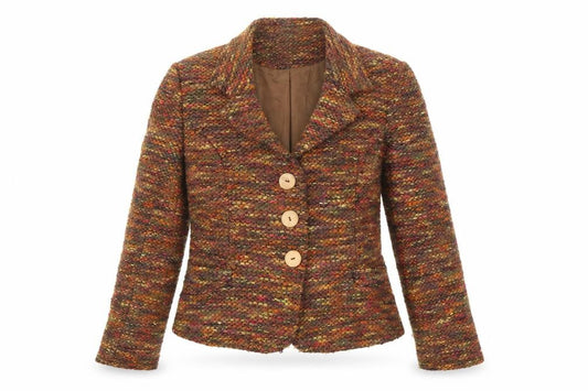 Kaliko Womens Multicoloured Geometric Jacket Blazer Size 8 Button