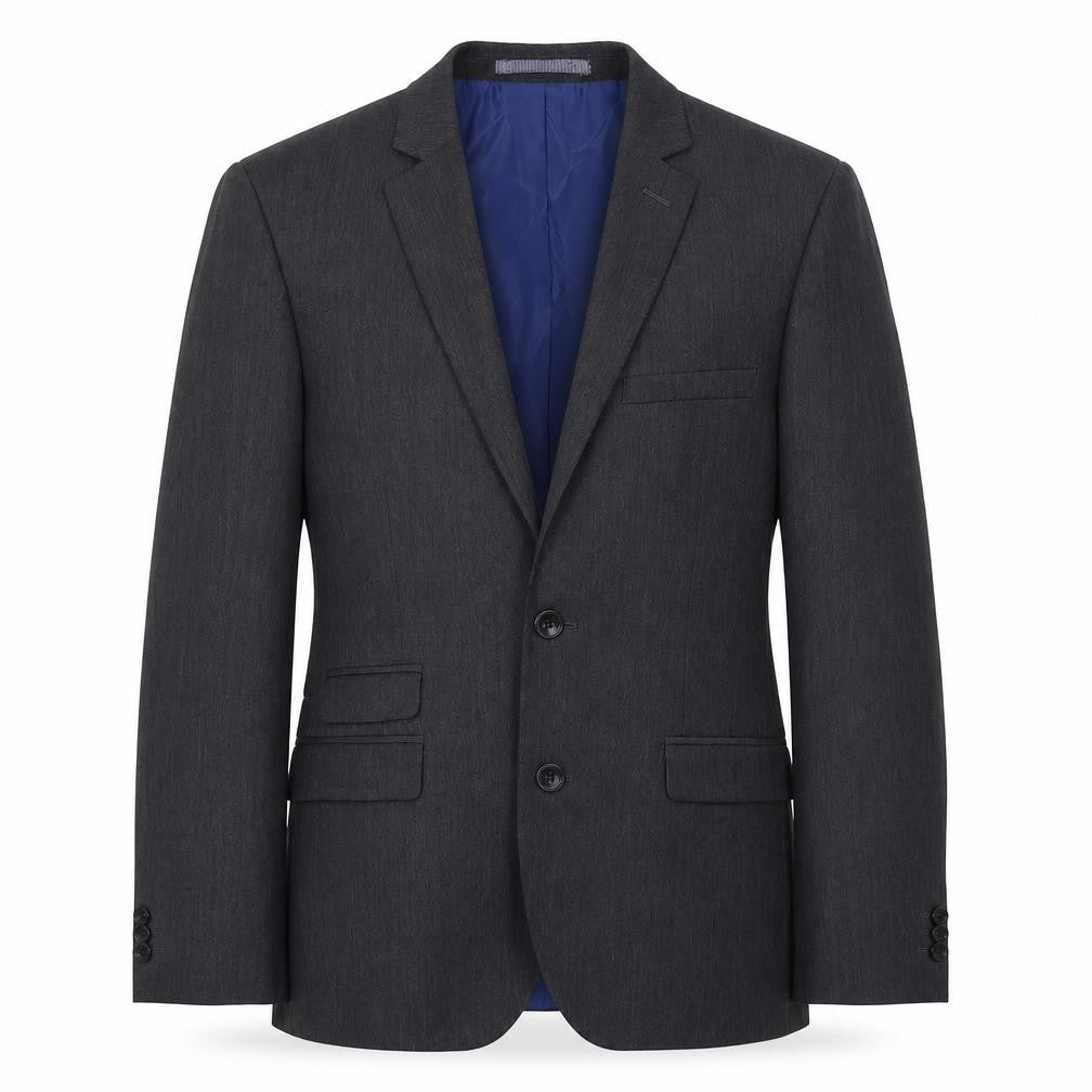 Marks & Spencer Mens Grey Polyester Jacket Suit Jacket Size 38 Regular