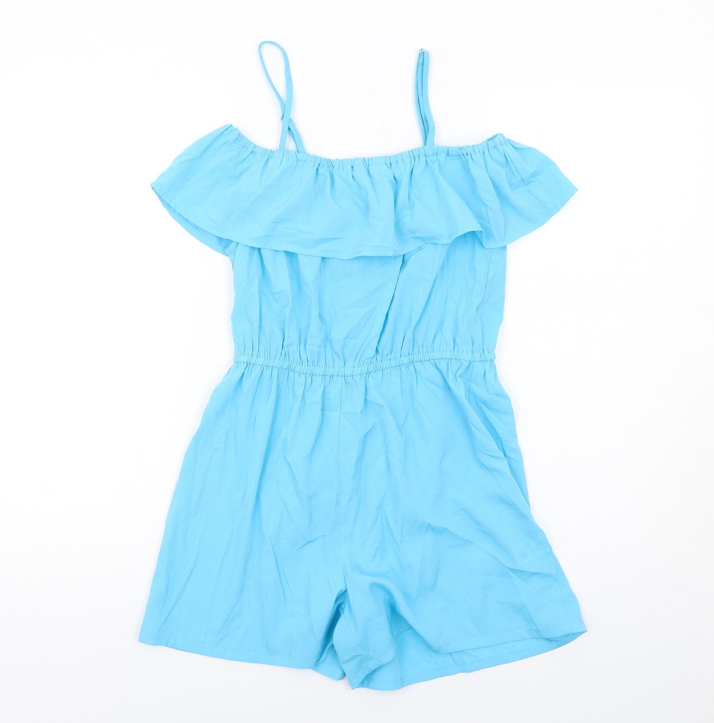 Be You Womens Blue Polyester Playsuit One-Piece Size 8 Pullover