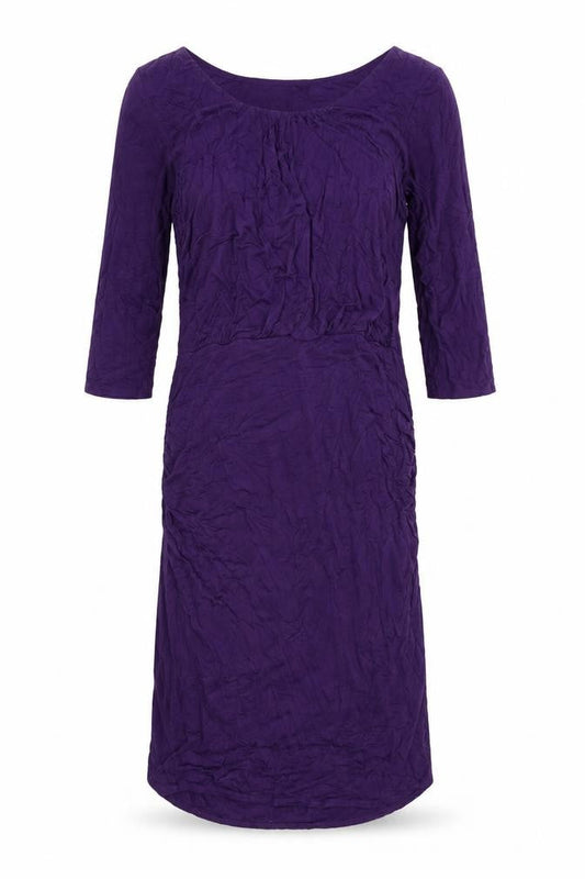 Phase Eight Womens Purple Viscose Shift Size 12 Round Neck Pullover
