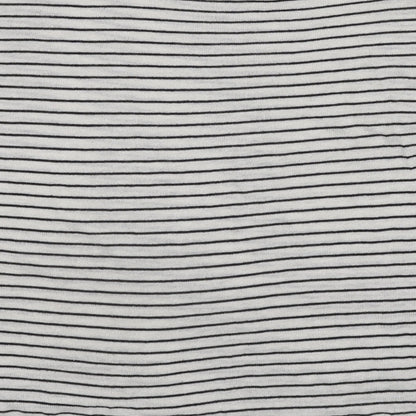Zara Womens White Round Neck Striped Polyester Pullover Jumper Size S
