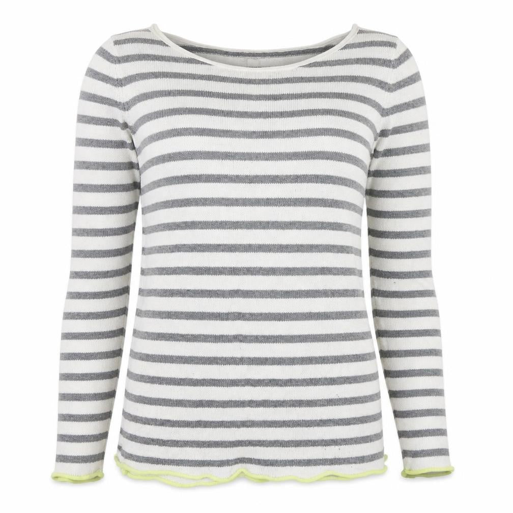 Gap Womens Multicoloured Boat Neck Striped Cotton Pullover Jumper Size S