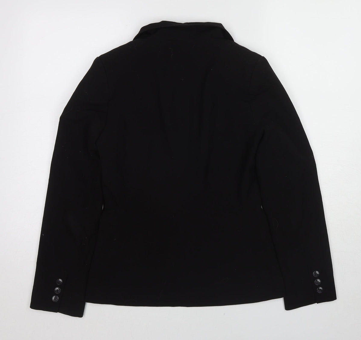 New Look Womens Black Polyester Jacket Blazer Size 10