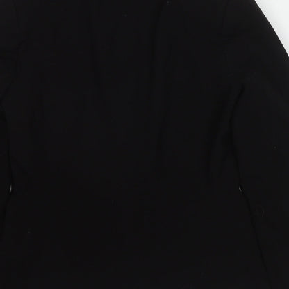 New Look Womens Black Polyester Jacket Blazer Size 10