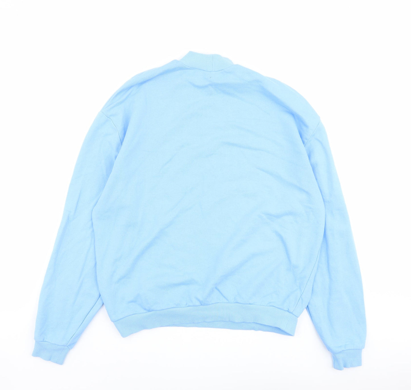ASOS Womens Blue Cotton Pullover Sweatshirt Size 8 Pullover