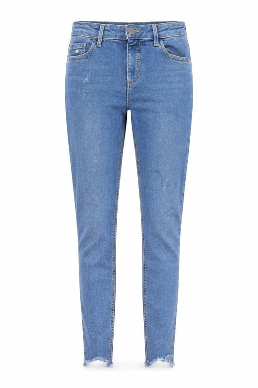 Dorothy Perkins Womens Blue Cotton Skinny Jeans Size 8 L27 in Regular Zip
