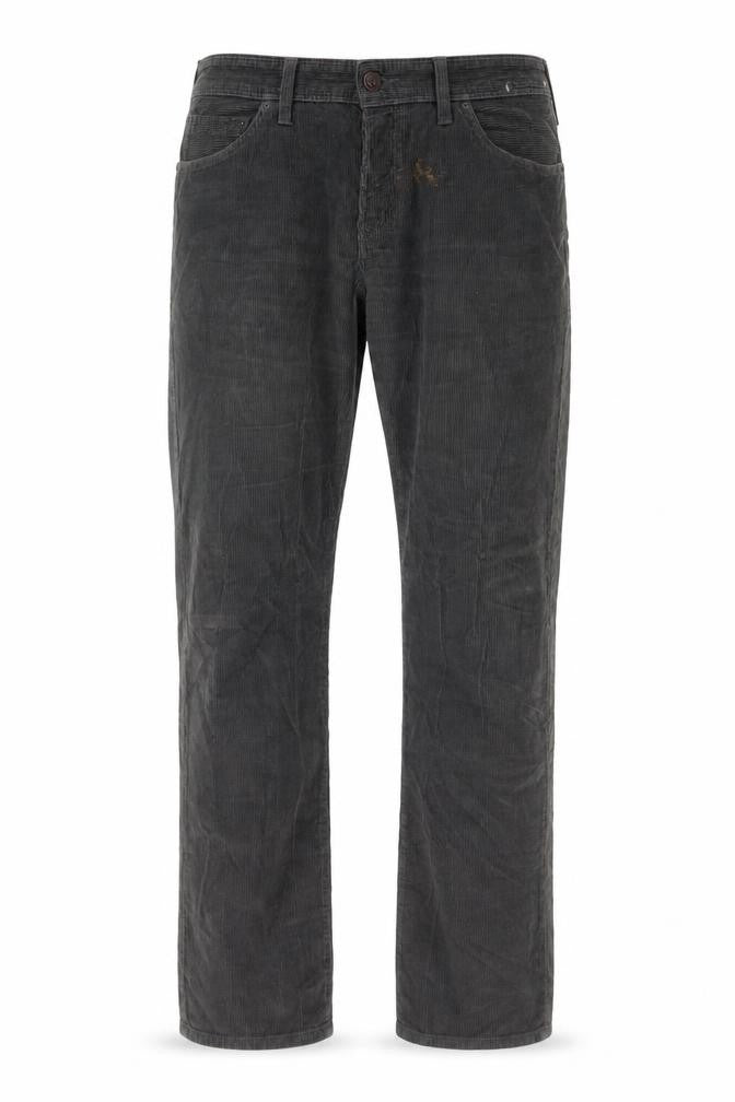 Jack Wills Mens Grey Cotton Trousers Size 34 in L32 in Regular Zip