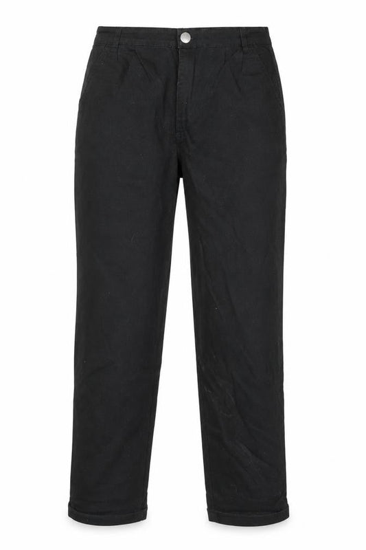 ASOS Womens Black Cotton Straight Jeans Size 8 L28 in Regular Zip