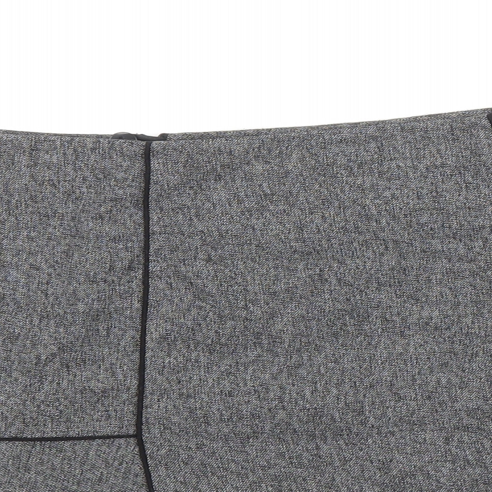 NEXT Womens Grey Polyester Trumpet Skirt Size 12 Zip