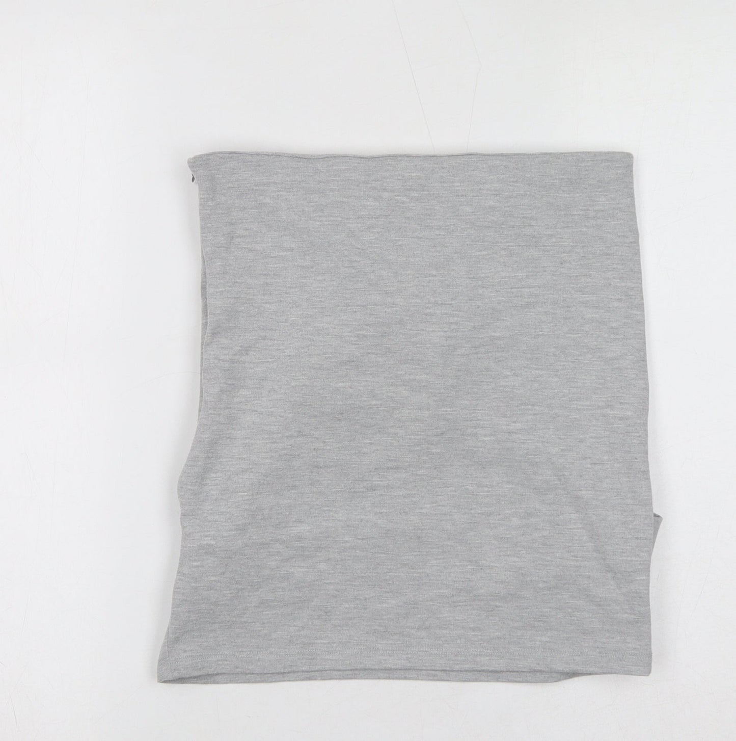 VILA Womens Grey Polyester A-Line Skirt Size S Zip