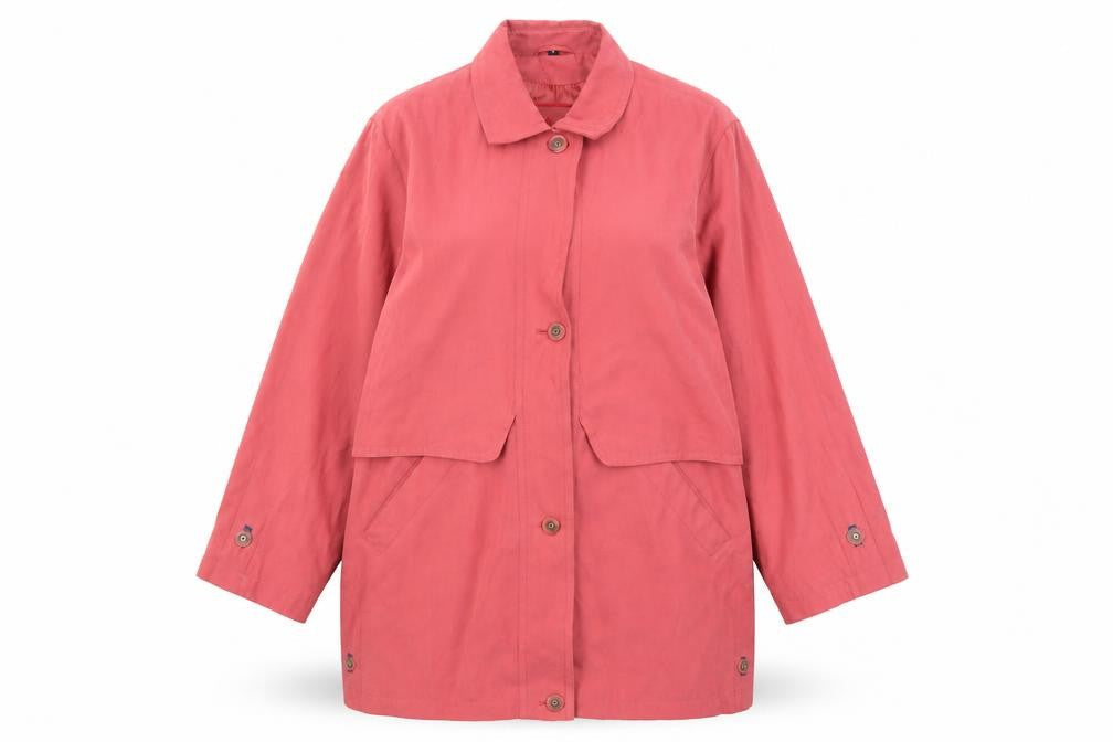 Klass Womens Red Jacket Size M Button