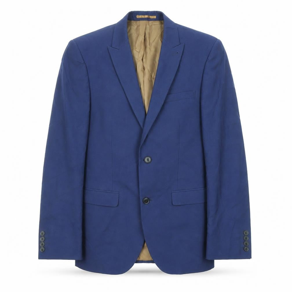 NEXT Mens Blue Polyester Jacket Suit Jacket Size 38 Regular