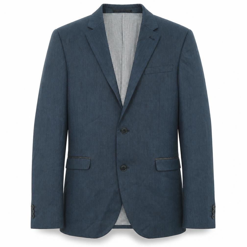 NEXT Mens Blue Polyester Jacket Suit Jacket Size 38 Regular