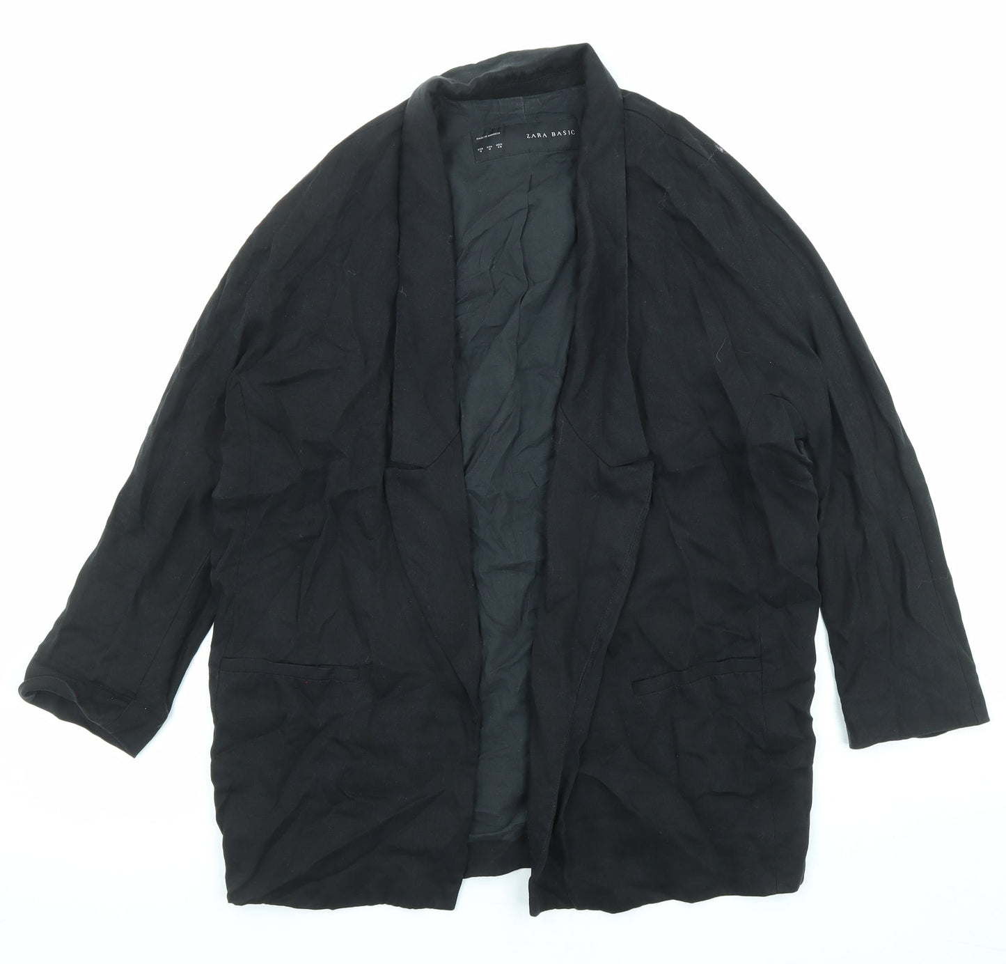 Zara Womens Black Jacket Blazer Size M
