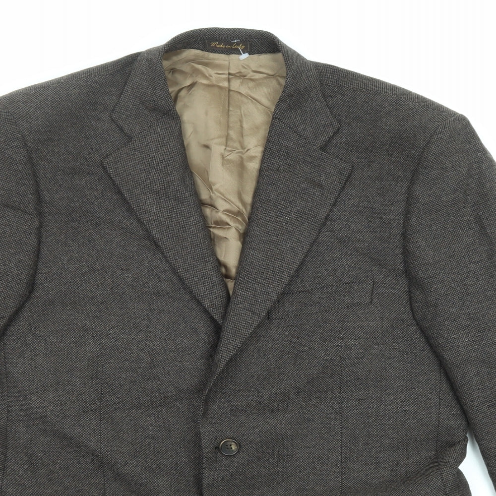 Marks and Spencer Mens Brown Wool Jacket Suit Jacket Size 40 Regular