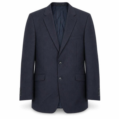 John Lewis Mens Blue Striped Wool Jacket Suit Jacket Size 40 Regular