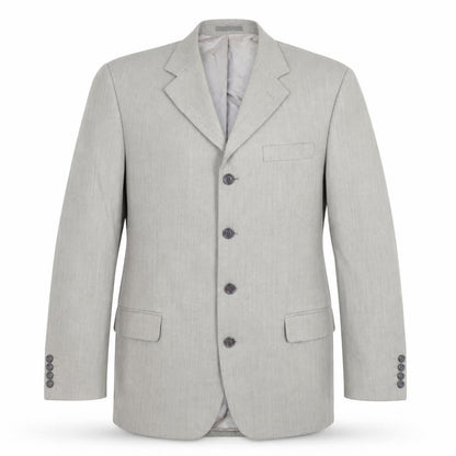 Gibson Mens Beige Polyester Jacket Suit Jacket Size 40 Regular