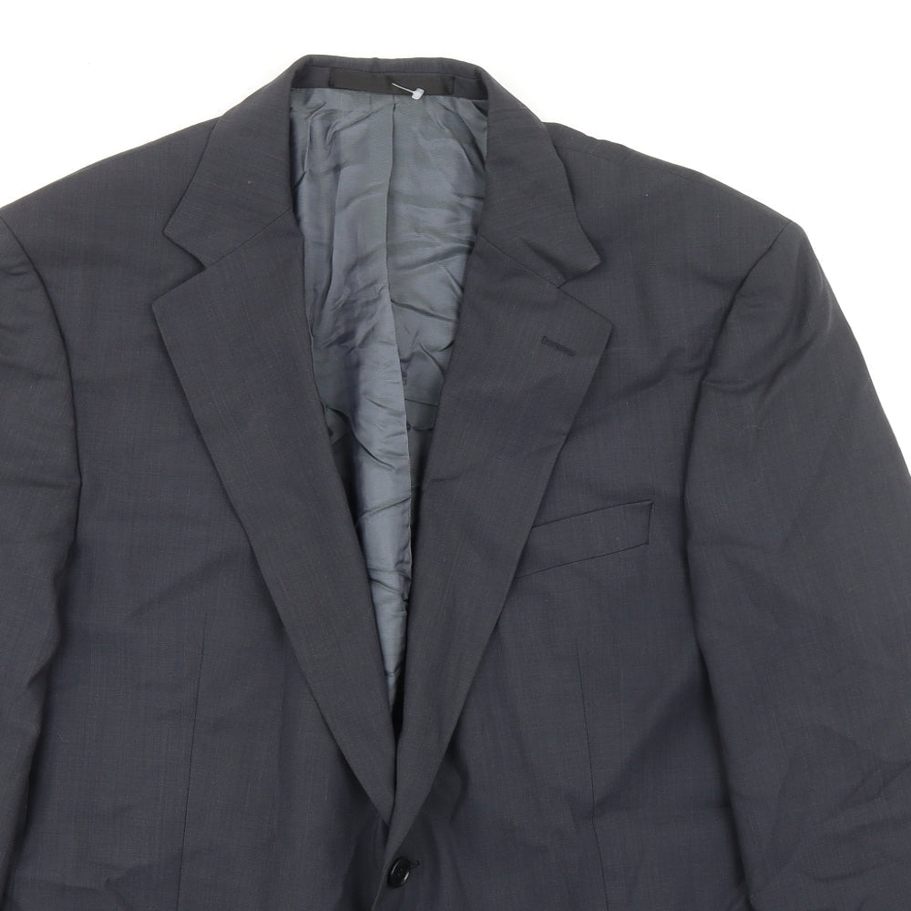 Marks and Spencer Mens Grey Wool Jacket Suit Jacket Size 44 Regular