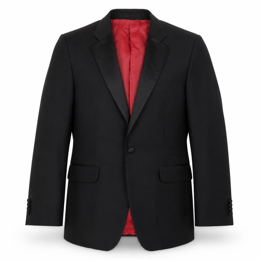 Charlton Gray Mens Grey Polyester Tuxedo Suit Jacket Size 40 Regular