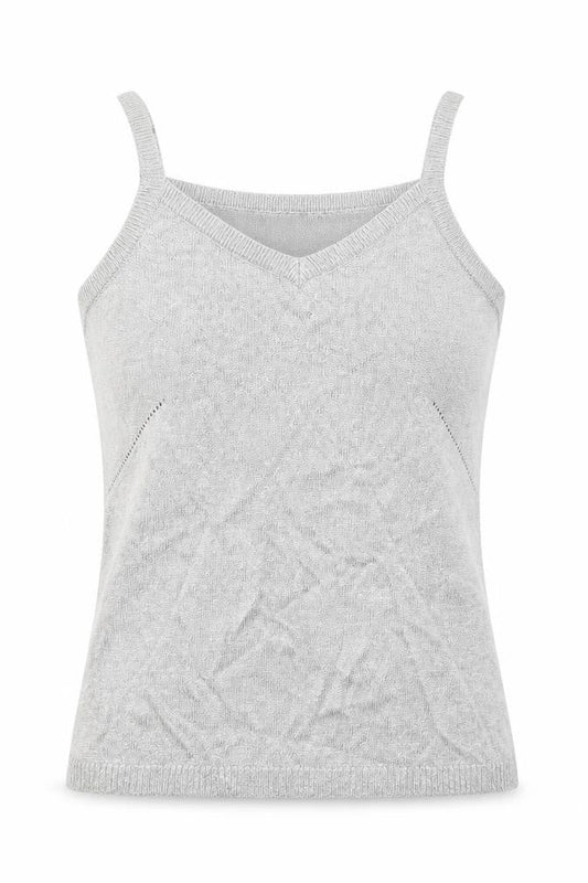NEXT Womens Silver Viscose Camisole Tank Size 12 V-Neck