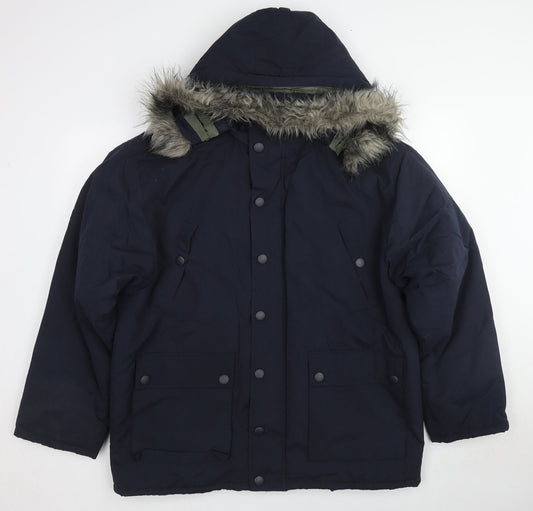 Duke Womens Blue Jacket Size L Zip