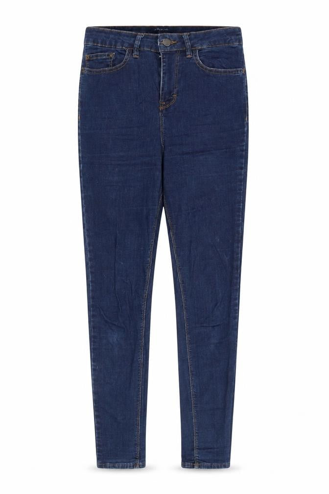 Waven Womens Blue Cotton Skinny Jeans Size 14 L30 in Regular Zip
