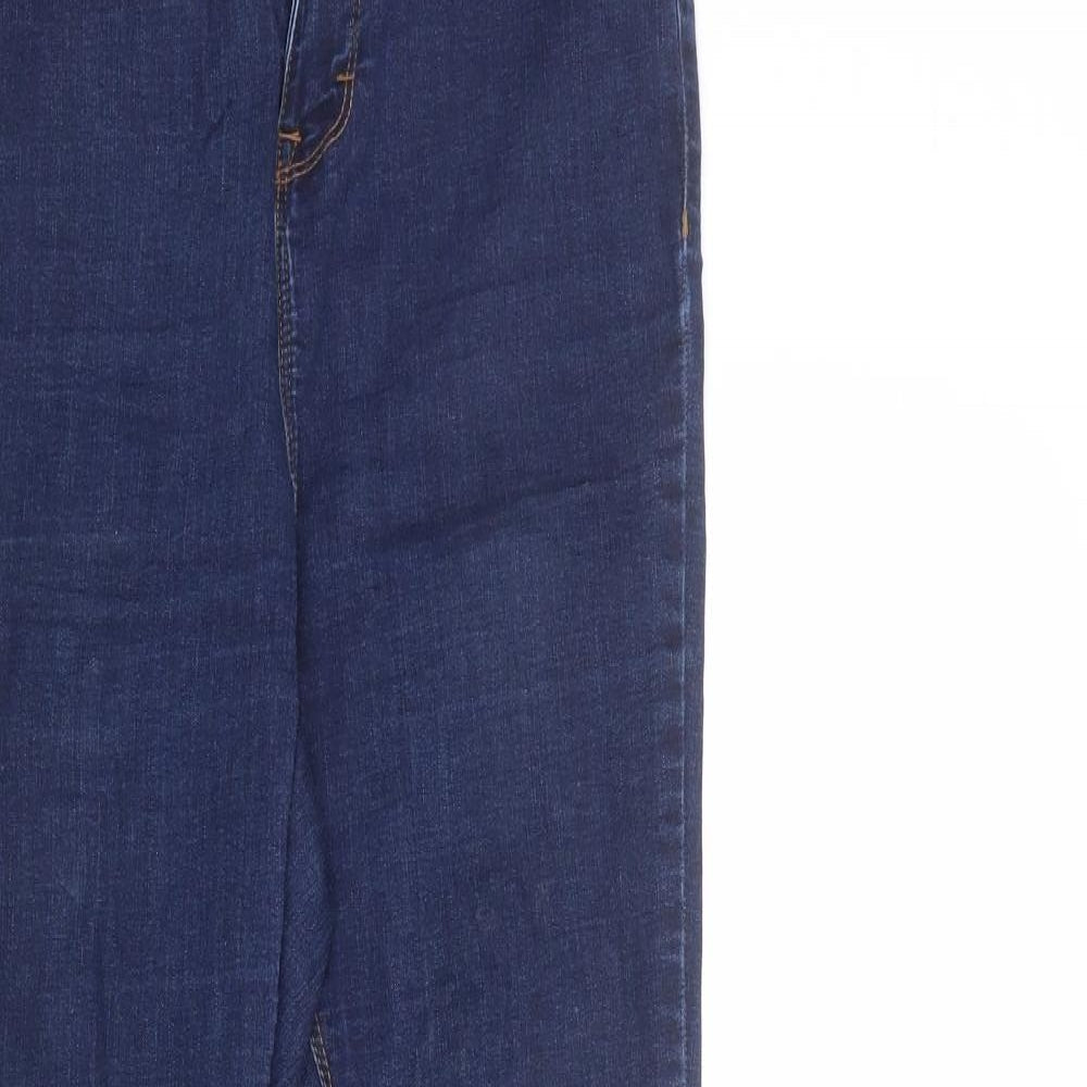 Waven Womens Blue Cotton Skinny Jeans Size 14 L30 in Regular Zip