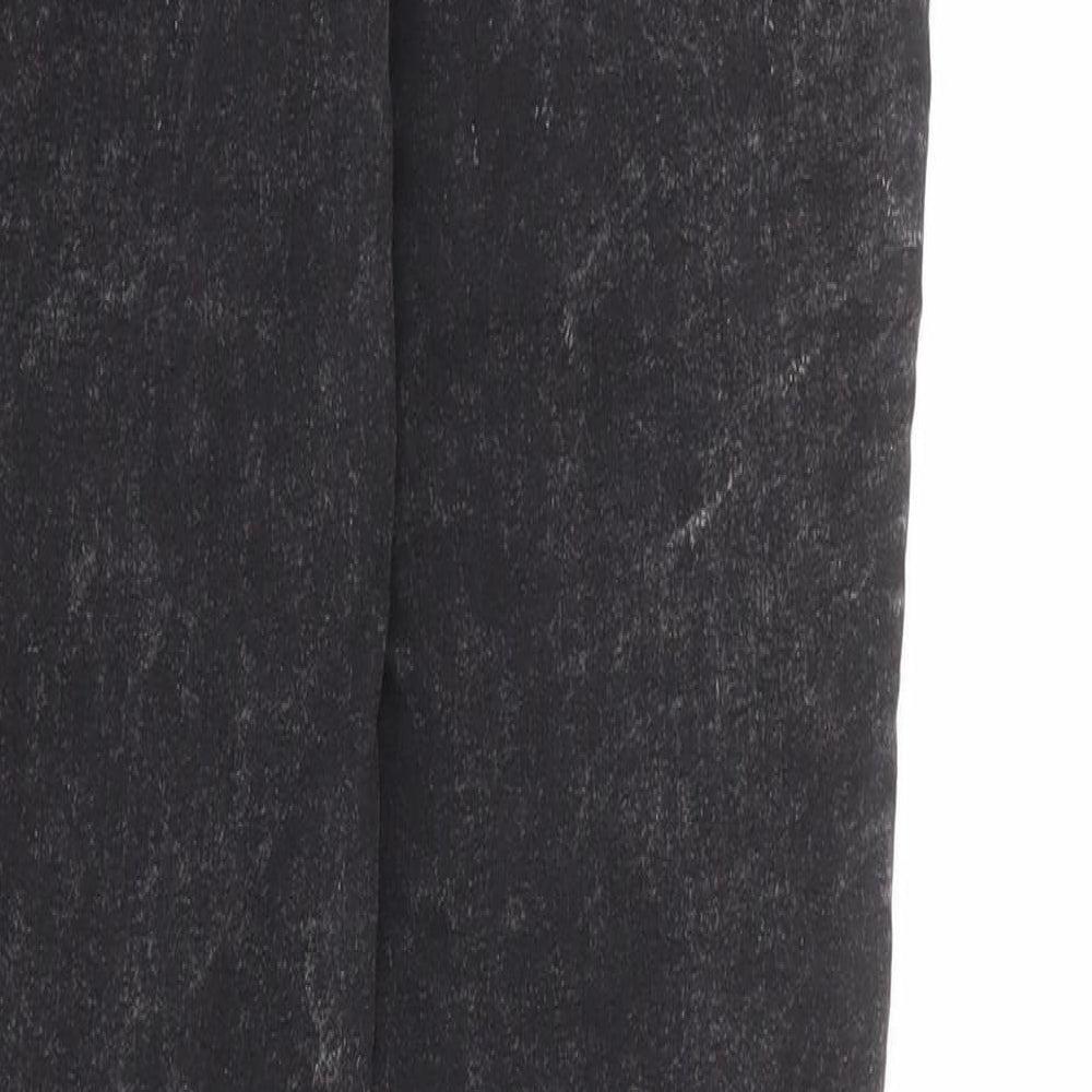 Kiabi Womens Black Cotton Jegging Jeans Size 6 L29 in Regular - Acid Wash